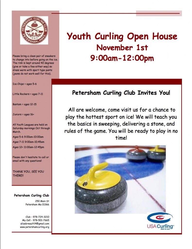 2014 youth open house flyer